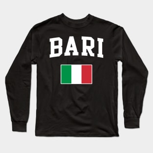 Bari Italy Flag Italia Italian Long Sleeve T-Shirt